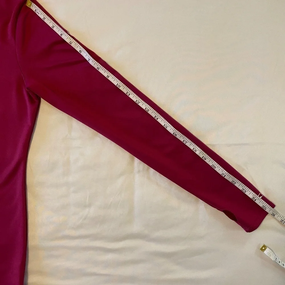 Champion-Hooded Long Sleeved Shirt- XL- Wine/Burgundy Color - Picture 6 of 10